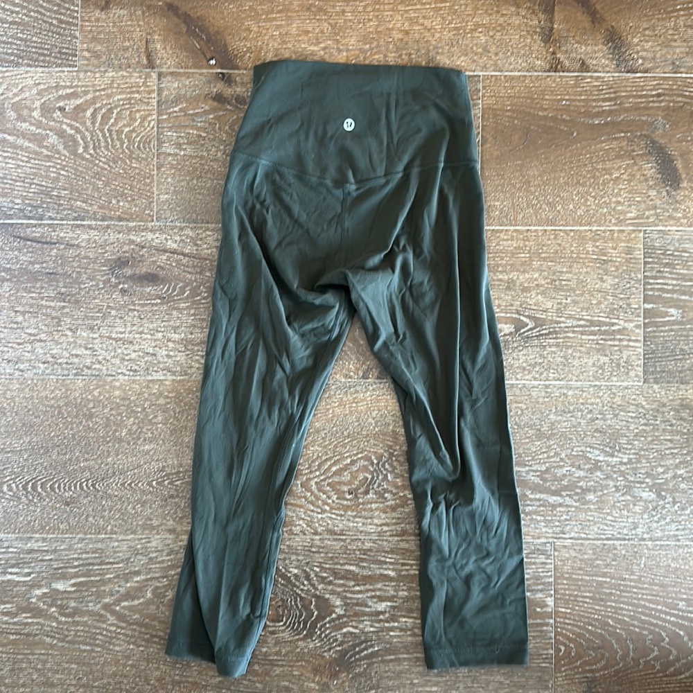 Lululemon Align Olive Green Cropped Leggings